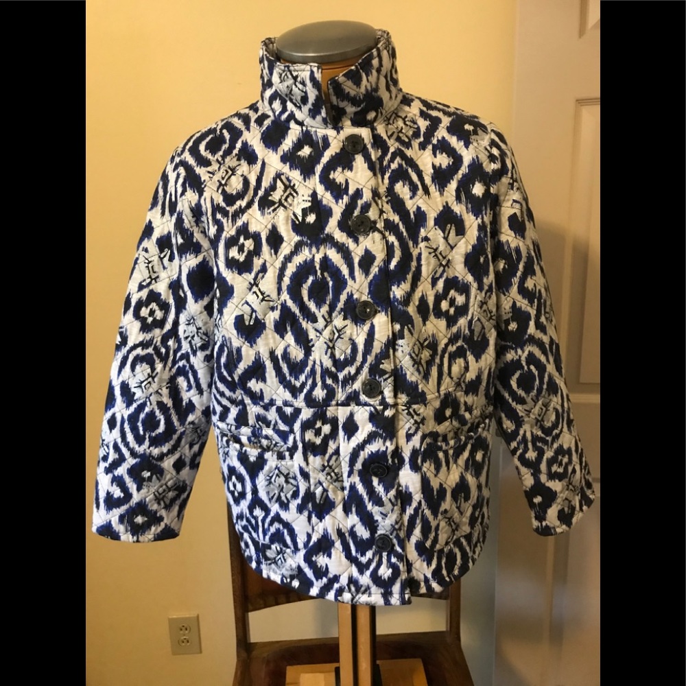 Women’s Plus Size Quilted Box Jacket